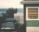 Australian retro beach house and vintage car